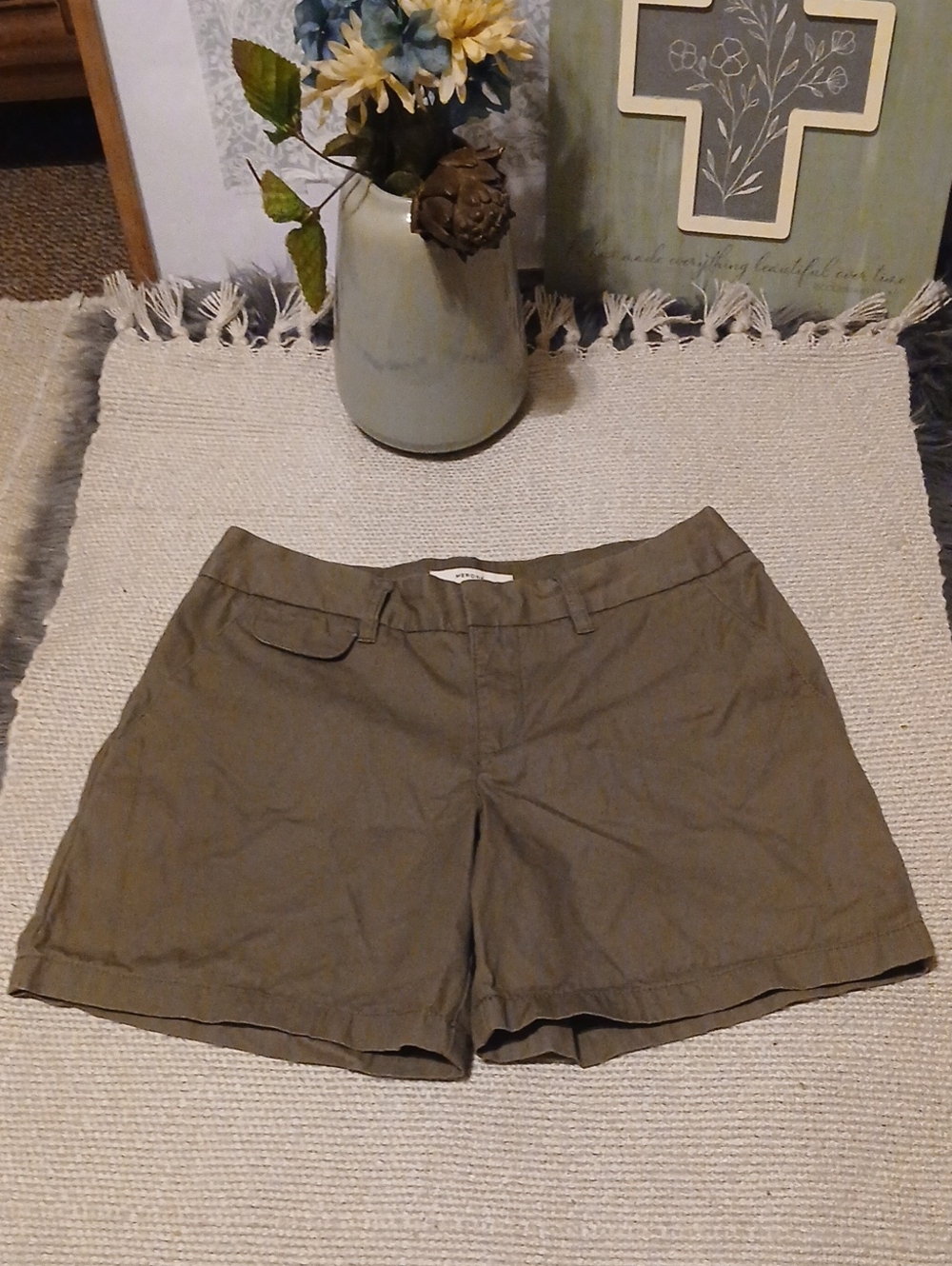 Merona Olive Green Women's Bermuda Shorts